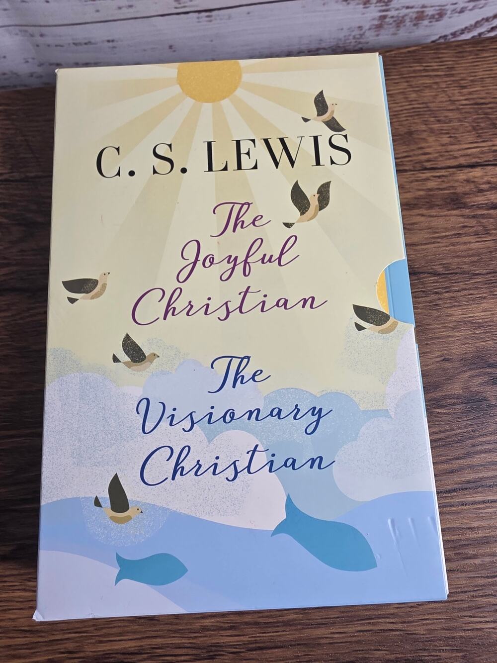 C.S. Lewis The Joyful Christian The Visionary Christian Paperback Box Set2 Books